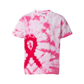 Tie-Dyed - Youth Awareness Ribbon T-Shirt - 20BAR
